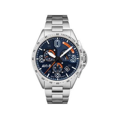 Montre AVI-8 homme chronographe acier