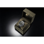 Montre AVI-8 homme chronographe acier cuir noir - vue 4