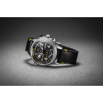 Montre AVI-8 homme chronographe acier cuir noir - vue 7