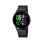 Montre Lotus connectée homme acier noir - vue 1