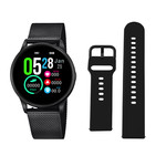 Montre Lotus connectée homme acier noir - vue D1