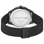 Montre Lacoste homme acier noir - vue 3