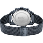 Montre Boss homme chronographe acier bleu - vue 3