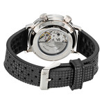 Montre Lip homme automatique acier caoutchouc noir - vue 3