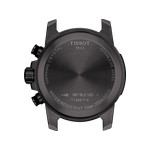 Montre TISSOT T-SPORT SUPERSPORT CHRONO homme chronographe cadran noir bracelet PVD noir - vue 3