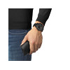 Montre TISSOT T-SPORT SUPERSPORT CHRONO homme chronographe cadran noir bracelet PVD noir - vue Vporté 1