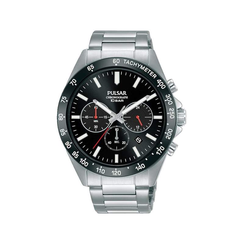 Montre Pulsar homme chronographe acier - vue 1