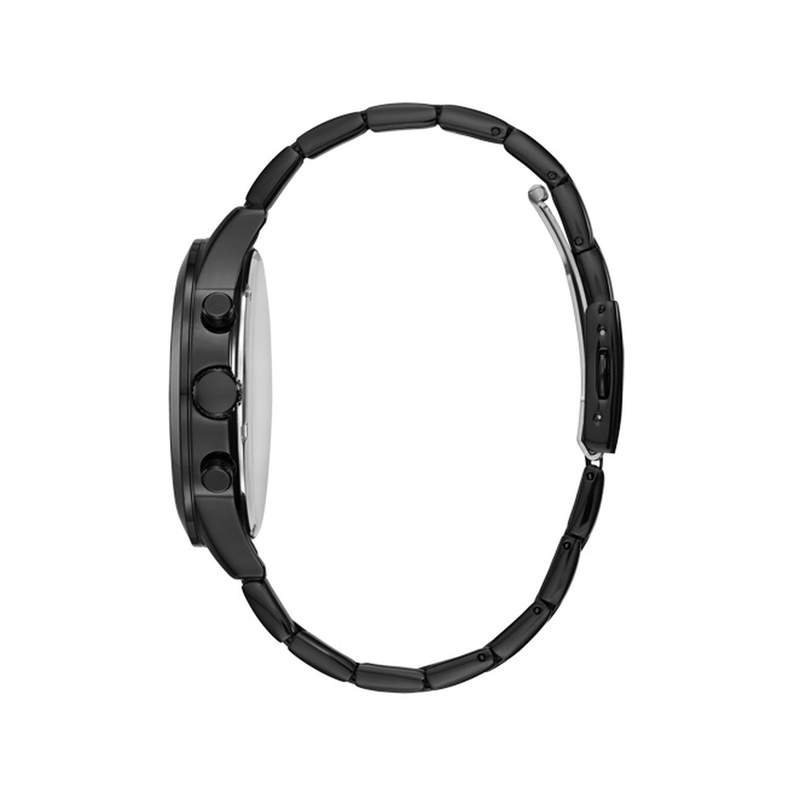 Montre Guess homme chronographe acier noir - vue 2