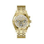 Montre Guess homme acier doré jaune - vue 1