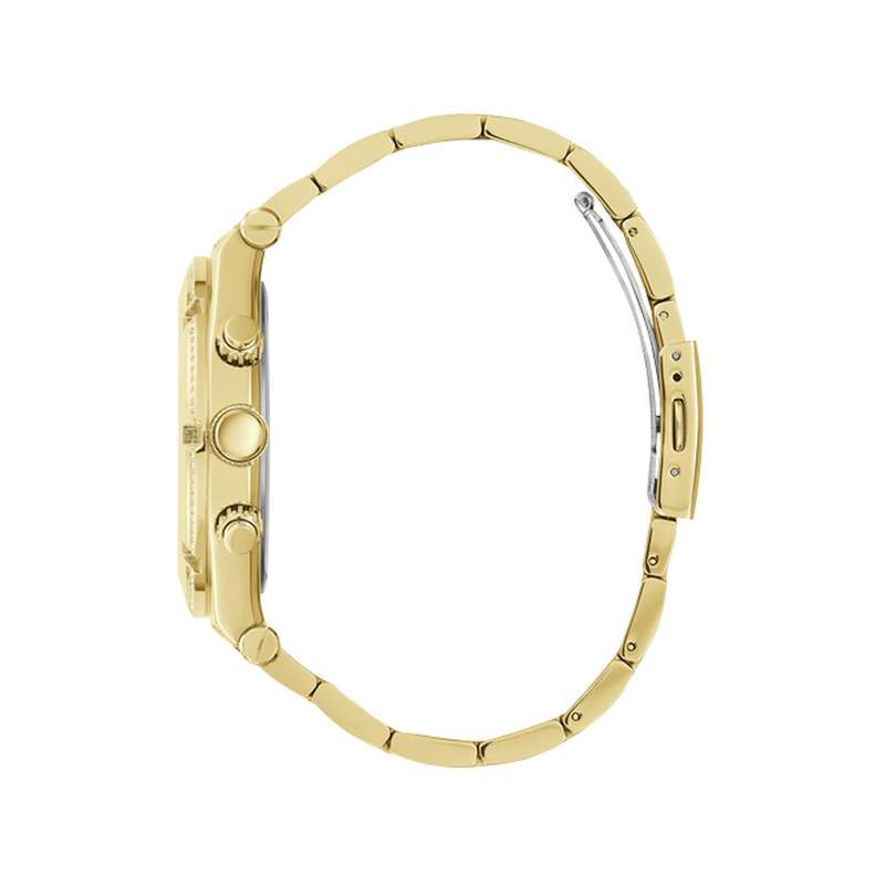 Montre Guess homme acier doré jaune - vue 2