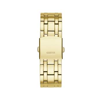Guess-herenhorloge van geelgoudkleurig staal