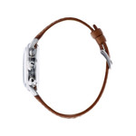 Montre Lip homme chronographe acier cuir marron - vue 2