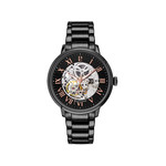 Montre Pierre Lannier homme automatique acier noir - vue 1