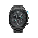 Montre AVI-8 homme chronographe acier noir et gris - vue 1