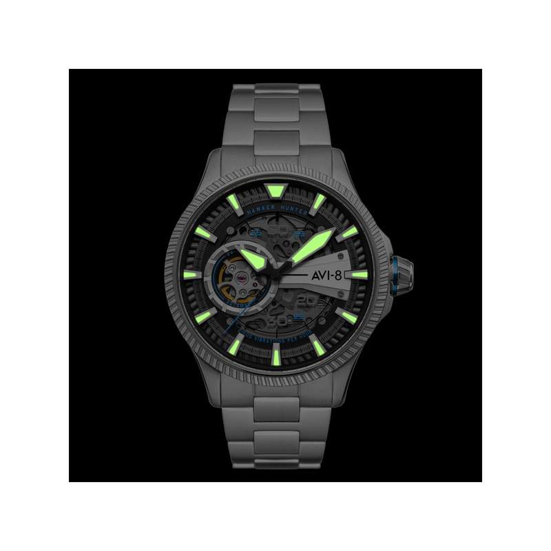 Montre AVI-8 homme automatique acier - vue 2