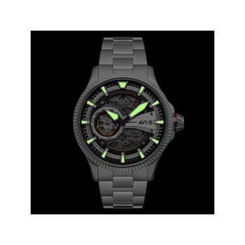 AVI-8 men's automatic steel watch
