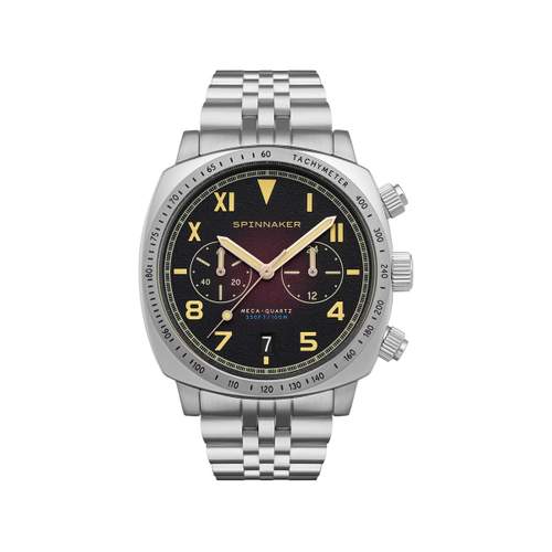 Montre Spinnaker homme chronographe acier