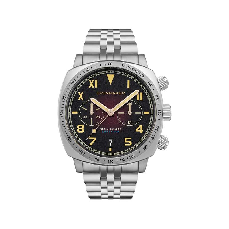 Montre Spinnaker homme chronographe acier - vue 1