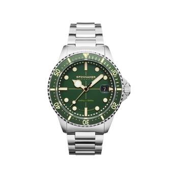 Spinnaker men's automatic steel-rubber watch. Limited edition.