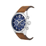 Montre Timberland homme acier cuir marron - vue 2