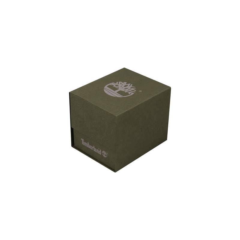 Montre Timberland homme acier cuir marron - vue E1