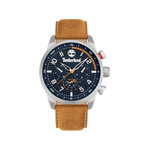 Montre Timberland homme acier cuir marron - vue 1