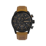 Montre Timberland homme acier cuir marron - vue 1