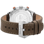 Montre Timberland homme acier cuir marron - vue 3
