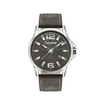 Montre Timberland homme acier cuir marron - vue 1
