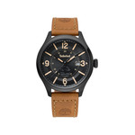 Montre Timberland homme acier cuir marron - vue 1