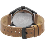 Montre Timberland homme acier cuir marron - vue 3