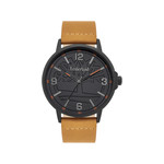 Montre Timberland homme acier cuir beige - vue 1