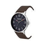 Montre Timberland homme acier cuir marron - vue 2