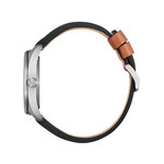 Montre Citizen homme Eco-Drive super titanium cuir marron - vue 2