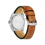 Montre Citizen homme Eco-Drive super titanium cuir marron - vue 3