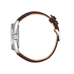 Montre Citizen homme automatique acier cuir marron - vue 2