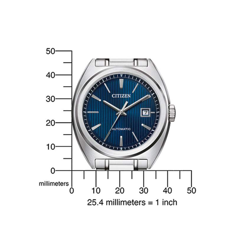 Montre Citizen homme automatique acier - vue D2