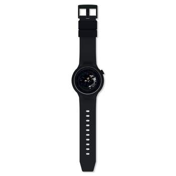 Swatch horloge van biobased materiaal, zwart