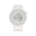 Montre Swatch mixte matériau biosourcé blanc - vue 1