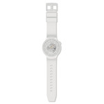 Montre Swatch mixte matériau biosourcé blanc - vue D1