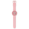 Montre Swatch mixte matériau biosourcé rose - vue VD1