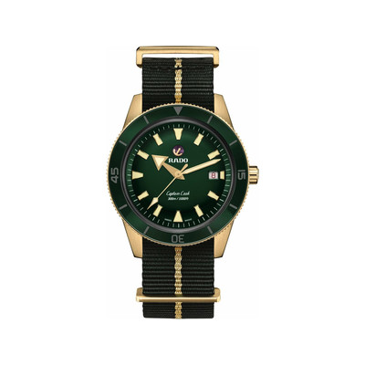 Montre Rado homme automatique bronze NATO vert