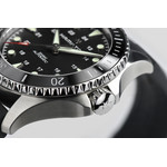 Montre Hamilton homme automatique acier caoutchouc noir - vue D1