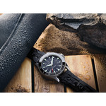 Montre Hamilton homme automatique acier caoutchouc noir - vue D3