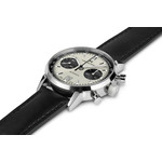 Montre Hamilton homme automatique chronographe acier cuir noir - vue 2