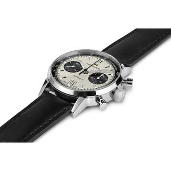 Montre Hamilton homme automatique chronographe acier cuir noir