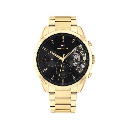 Tommy Hilfiger men's watch steel gold yellow