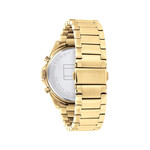 Tommy Hilfiger men's yellow gold steel watch - view 3