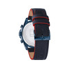 Montre Tommy Hilfiger homme acier et cuir bleu - vue V3