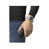Montre TISSOT T-CLASSIC PRX POWERMATIC 80 homme automatique cadran bleu bracelet acier inoxydable - vue Vporté 1
